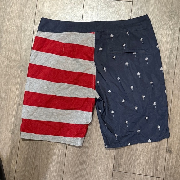 Travis Mathew Flag Americana Brilliance Board Shorts - Picture 6 of 8